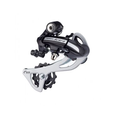 Переключатель задний Shimano Acera RD-M360-L SGS, на 7-8 ск., под болт (чёрный, ST370042) #0