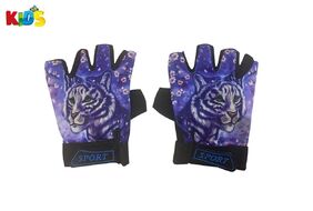 Велоперчатки детские "Tiger", антискользящие, "SPORT" (SPGLOVESTGR1)
