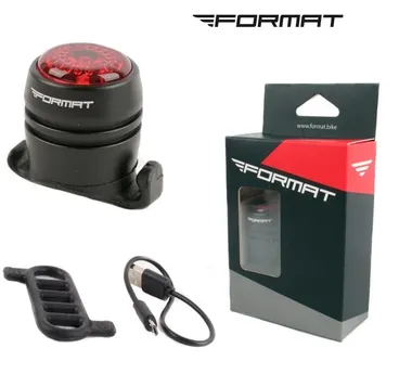 Фонарь задний, FORMAT, NB11-24, Domestic LED, 100 mAh, 4 режима работы, IP65, UGOE #0