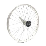 Колесо в сборе 26", Заднее, обод двойной, Алюминиевая втулка с ножным тормозом, 1 ск. (D-23 (26) black)