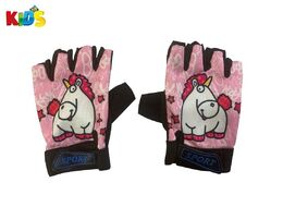 Велоперчатки детские "Little Pink", антискользящие, "SPORT", GIRL (SPGLOVESPINK)
