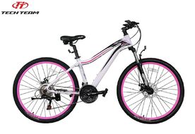 Велосипед TECH TEAM ELIS 27,5 disc (27,5" 21 ск. рост 18") ALU, белый (NN000714)