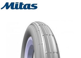 Покрышка 200x50 для инвалидной коляски, JUMBO, Mitas, серая (510967342046)