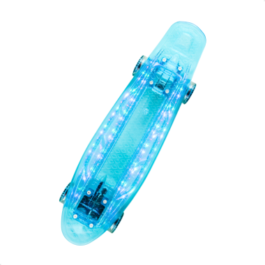 Скейтборд пластиковый Transparent light 22" #2