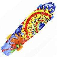 Скейтборд Hubster 22", пластиковый, Abec-7," Design Sunset (HubsterSunset22)