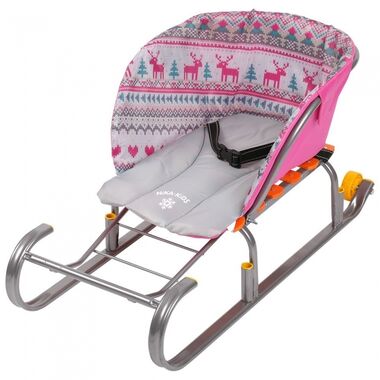 Матрасик (сиденье мягкое) для санок Ника "Вязаный узор" #0