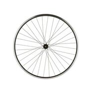 Колесо в сборе 24" переднее, алюминиевая втулка WZ-201AF, 32 отв., 3/8" (гайка), V-Brake, двустеночный обод, Forward DW (RWF24FBABN01)