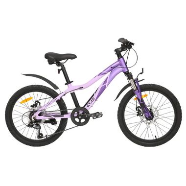 Велосипед TECH TEAM ELIS 20 disc (20" 7 ск. рост 11") ALU, фиолетовый (NN013616)