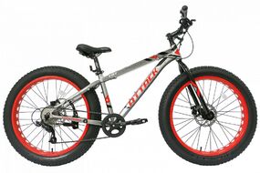 Велосипед TECH TEAM ATTACK (Fat Bike 26", 8 ск., рост 15") (красный/серый, TTAttack15REGR)