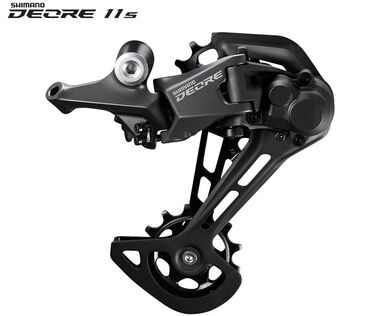 Переключатель задний SHIMANO DEORE RD-M5100, 11 скор., крепление (на болт) под петух, SHADOW, GS (KRDM5100SGS)