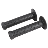 Рукоятки руля (грипсы, комплект), 145мм, BMX, резиновые, New Vision, с заглушками, инд. упак.