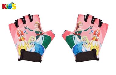 Велоперчатки детские "Princess", антискользящие, "SPORT", GIRL (SPGLOVEPRINCS)