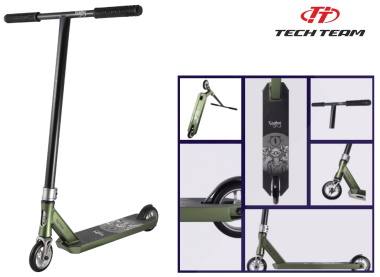 Самокат трюковый Tech Team Ragtag (зеленый, NN004021)