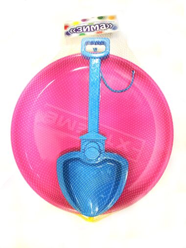 Детский набор "Зима" №2: ледянка "Экстрим" + лопатка #0