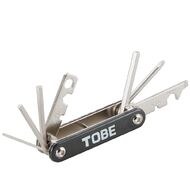 Набор инструментов TOBE, складной 11 предметов, шестигранники 2/4/5/6 мм,  2 отвертки, Т25, спицевой ключ 14G/0,136, ключи 8/9/10 мм (TB_2128)