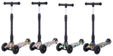 Самокат Tech Team Tiger print (2021, 1/4, NN000632)