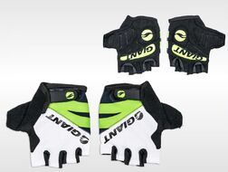 Велоперчатки GIANT, короткий палец, гелевые вставки, биэластичные, силикон, лайкра