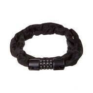 Замок противоугонный - цепь 3,5*1000 мм, Кодовый, тканевая оплетка