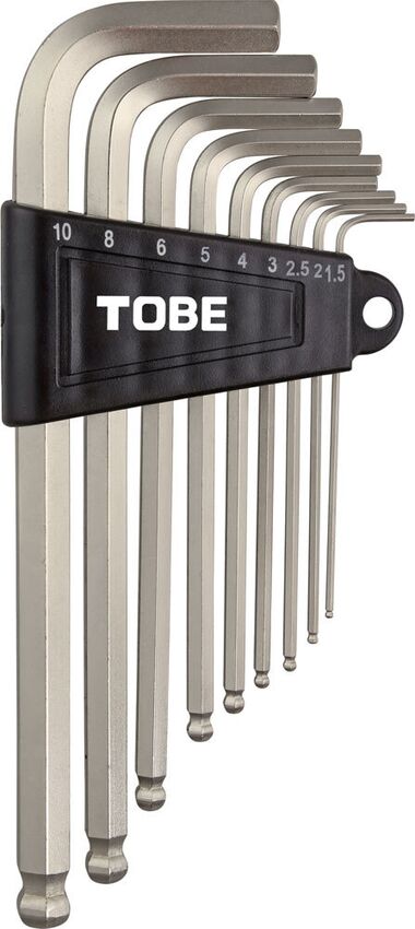 Шестигранные ключи TOBE 1.5/2/2.5/3/4/5/6/8/10 мм B776040 (TB_2134)