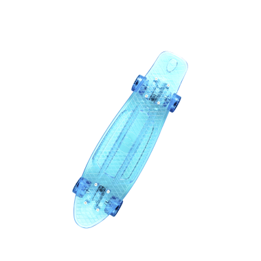 Скейтборд пластиковый Transparent 22" #1