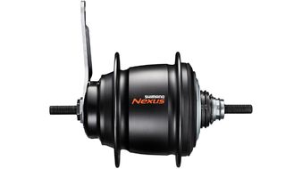 Втулка задняя SHIMANO NEXUS, 8ск., планетарная, С6001, 32 отв., 132 мм, 3/8" (гайка), 184 мм, ножной тормоз (черный, KSGC60018VBLA)