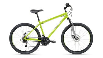 ALTAIR MTB HT 26 2.0 disc (26" 21 ск. рост 17") 2020-2021, зеленый/серый, RBKT1M16E001