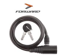 Замок противоугонный, 8 х 1200 мм, трос в пластик. оболочке, 2 ключа, MEET, GD11-901