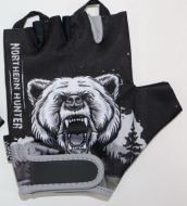 Велоперчатки подростковые "Добрый мишка", гелевые вставки (L) (VG957NotHunterL)