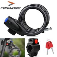 Замок противоугонный, GD11-1001, трос, ключ, 1000 мм, 12 мм, NEW VISION