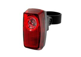 Фонарь задний JY-6051, 3 LED (0,5 watt), 2 режима работы, крепление на подседельный штырь
