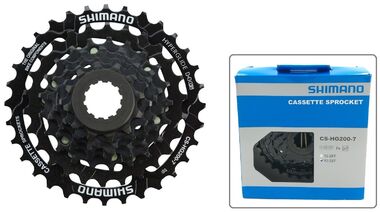 Кассета 7 ск. SHIMANO CS-HG200-7, ALTUS, 12-32T, инд. упак. (ECSHG2007232T)