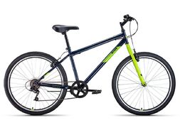 ALTAIR MTB HT 26 1.0 (26" 7 ск. рост. 17") 2022, темно-синий/зеленый, RBK22AL26100