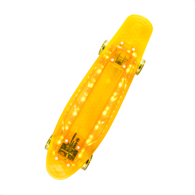 Скейтборд пластиковый Transparent light 22" #1