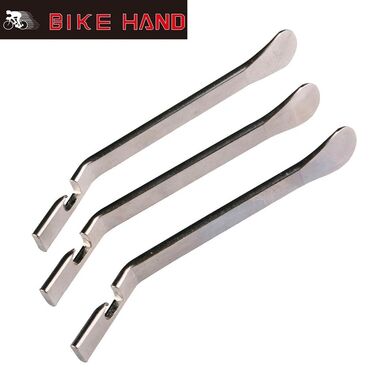 Монтажки BIKE HAND металлические, комплект 3 шт., инд. упак. (YC-313)