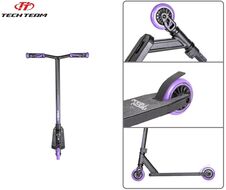 Самокат трюковый (имитация) Tech Team Vespa (фиолетовый, NN007570)
