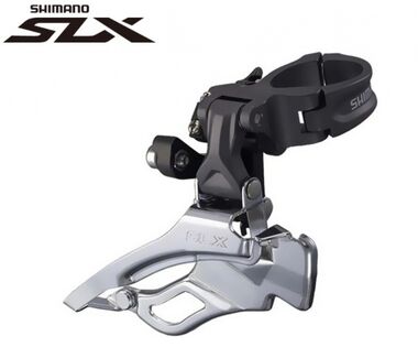 Переключатель передний SHIMANO FD-M661, SLX, универсальная тяга, Direct mount, хомут 28,6-34,9мм, 44T, угол 66-69° (CFD303000090)