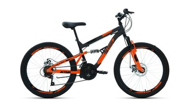 ALTAIR MTB FS 24 disc (24" 18 ск. рост 15") 2019-2020, серый/оранжевый, RBKT02N4P005 #0