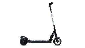 Электросамокат FORWARD TIGER plus (8", 20 км/ч, до 15 км, 4 Ah) 2020-2021, черный/белый, 1BKW1E1RX002