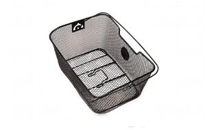 Корзина с креплением на багажник, с ручкой, 400х300х170мм, черная