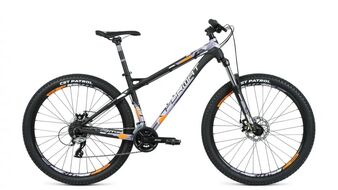 Велосипед FORMAT 1315 (27,5" 16 ск. рост. M) 2020-2021, черный матовый/серый матовый, RBKM1M378002