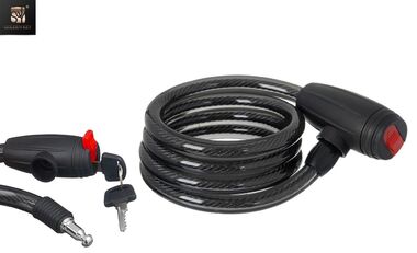 Замок противоугонный 12 х 1200 мм, трос в пластик. оболочке, 2 ключа, GK102.113, Golden KEY, блистер (черный, УТ00019434)