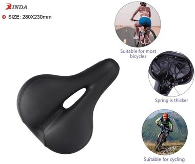 Седло комфорт "XINDA" XD-319-05E, 280x230 мм, Elastomer (УТ00019505)