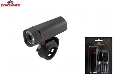 Фара передняя JY-7058, 1 Super LED, 1 Вт, 40 Lumens, 2 режима работы, блистер, FORWARD (черный, УТ00021953)