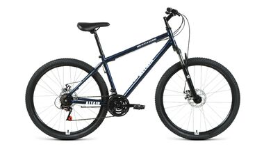 ALTAIR MTB HT 27,5 2.0 disc (27,5" 21 ск. рост 19") 2020-2021, темно-синий/белый