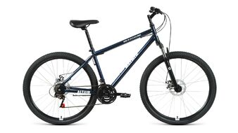 ALTAIR MTB HT 27,5 2.0 disc (27,5" 21 ск. рост 17") 2020-2021, темно-синий/белый