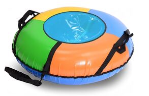 Санки надувные "Ватрушка" ПВХ-ПВХ 93 см ТТ "CLASSIC" Premium (КСНВ93CLASSIC)