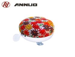 Звонок велосипедный, "Цветы", алюминиевый, D80 mm, ANNUO, L-A-26 (RNVLA2600001)
