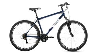 ALTAIR MTB HT 27,5 1.0 (27,5" 21 ск. рост. 19") 2022, темно-синий/серебристый, RBK22AL2713