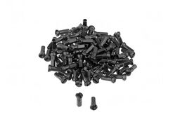 Ниппель для спицы 14G, стальной, 14 мм (упаковка 144 шт.) черный, УТ00020255