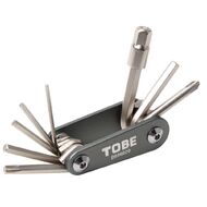 Набор инструментов TOBE, складной 9 предметов, шестигранники 2.5/3/4/5/6/8 мм, 1 отвертка, Т25, B996020 (TB_2124)